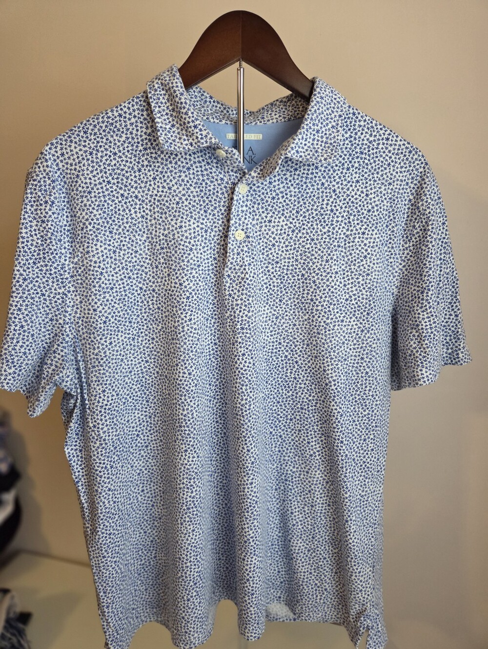 Jos. A. Bank Blue Microdot Polo Shirt